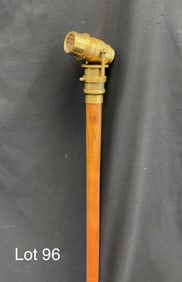 Vintage Walking Cane With a Telescope Handle