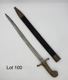 Bavarian 1892 Pattern Artillery Short Sword