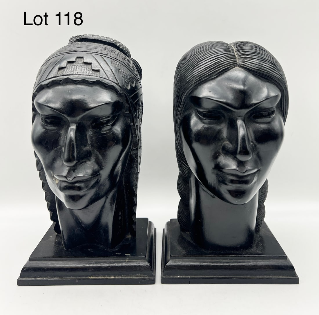 Duo of African Fertility Statues (1 of 7)