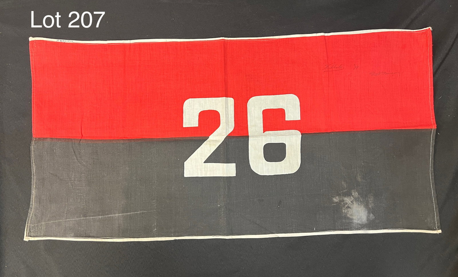 Cuban Revolutionary Propaganda Flag, Signed (1 of 9)