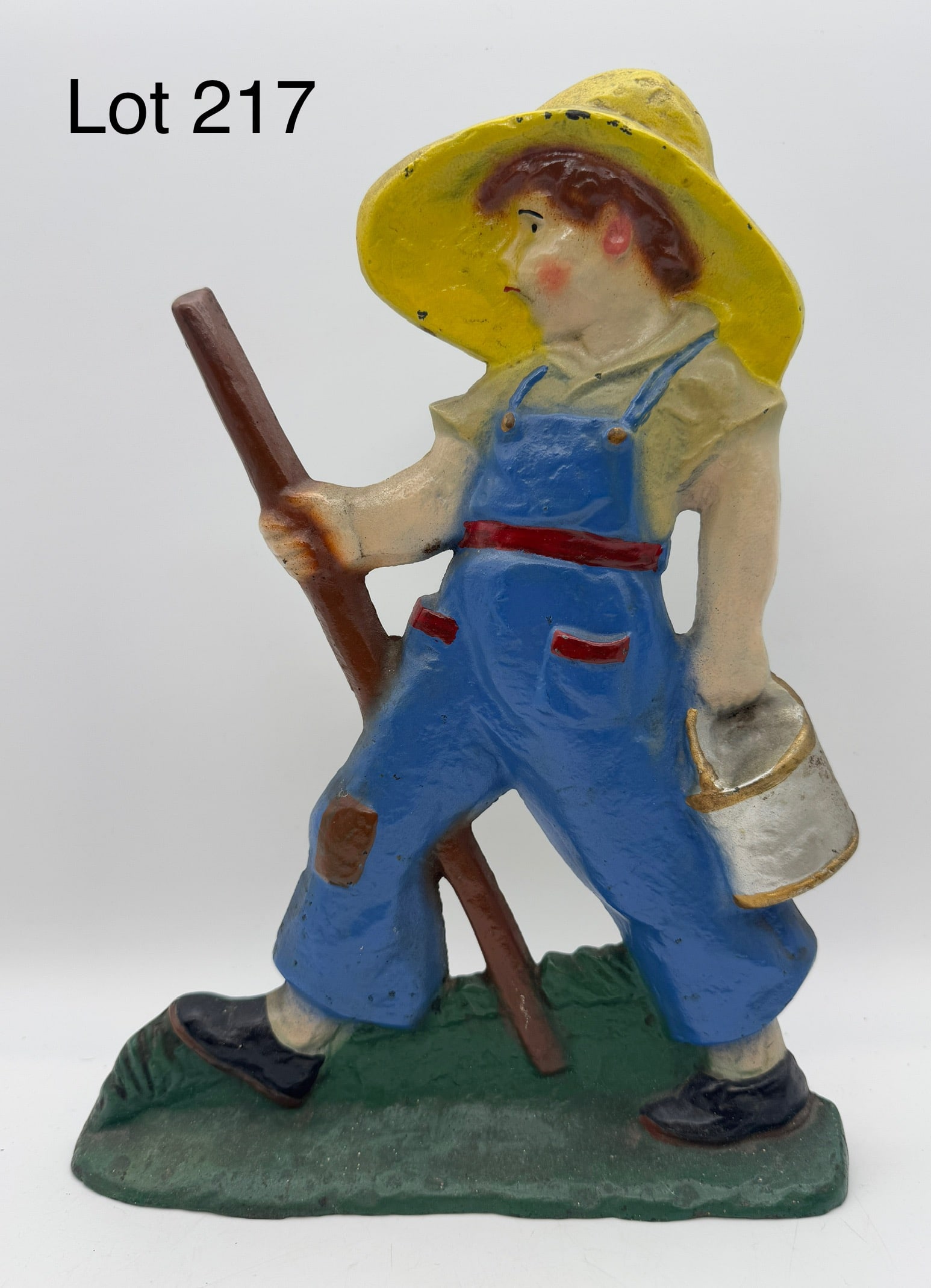 Cast Iron Huck Finn Doorstop (1 of 8)