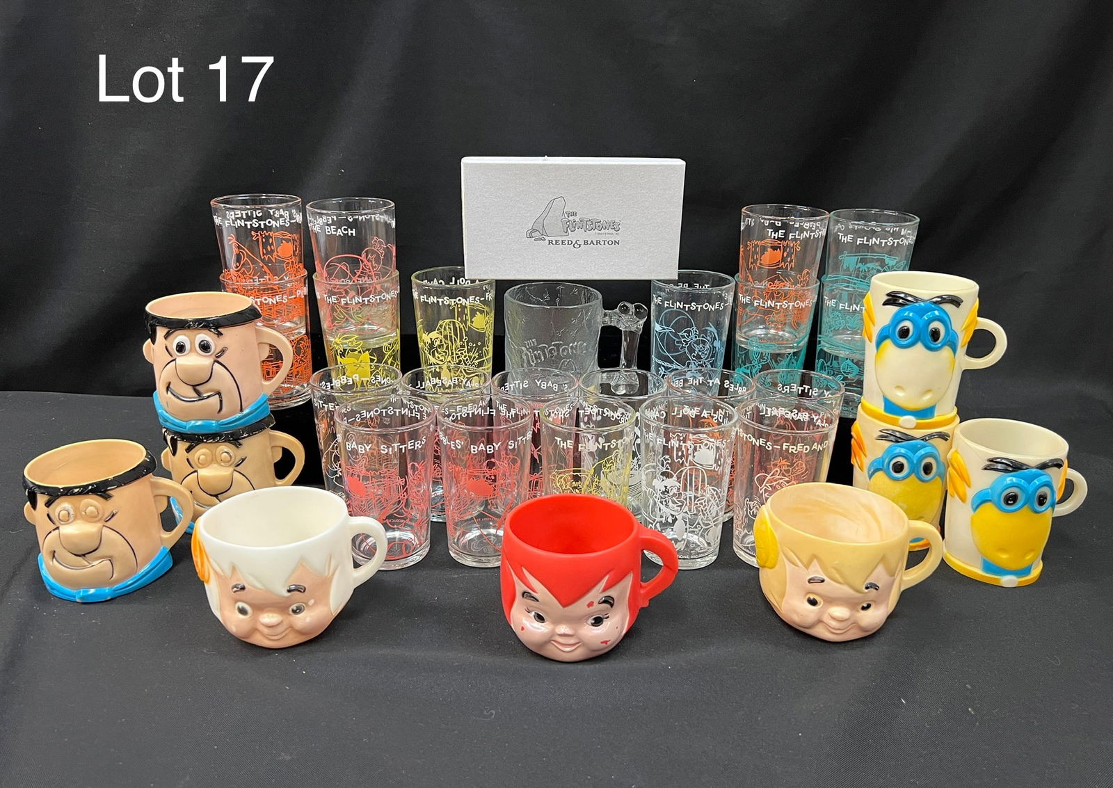 Collection of Flintstones Drinkware and Reed & Barton Utensils (1 of 11)
