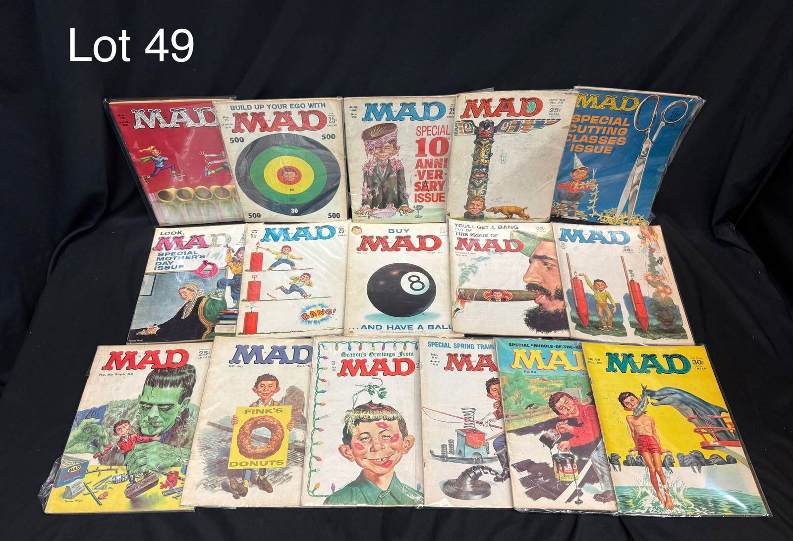 Collection of Vintage MAD Magazines (1 of 6)
