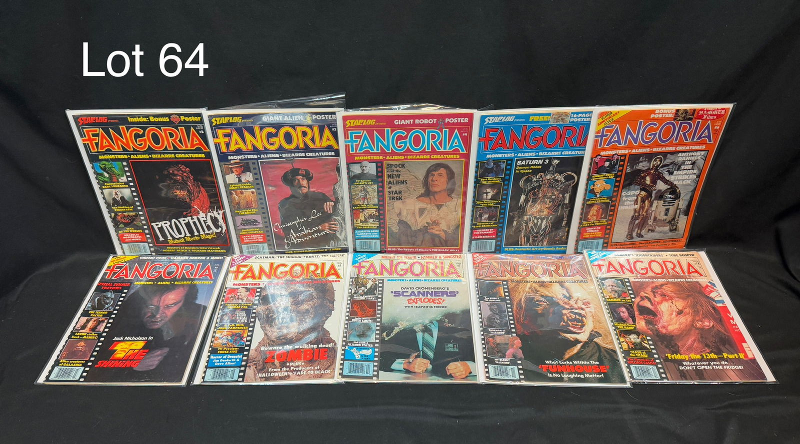 Collection of Vintage Fangoria Magazines (1 of 6)