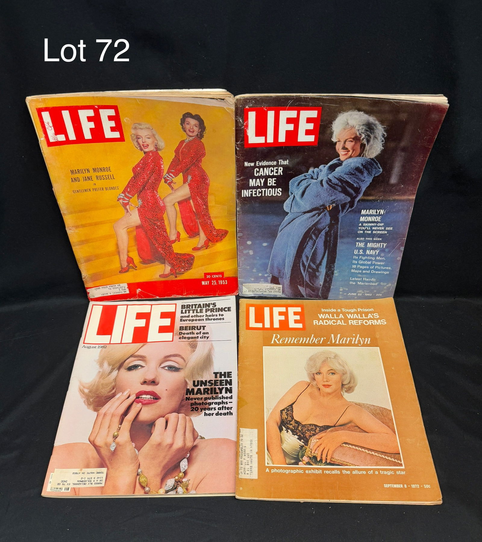 Lot of LIFE Magazines Feat. Marilyn Monroe (1 of 6)