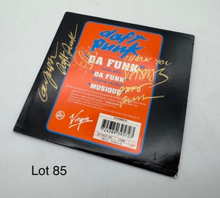 1997 Signed Daft Punk 'Da Funk' CD Single"