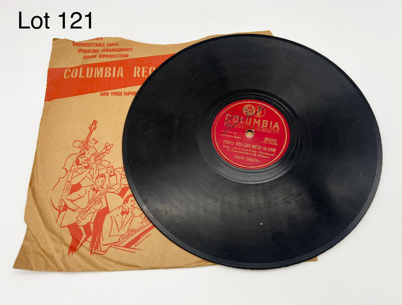 Signed Frank Sinatra Record (1 of 6)