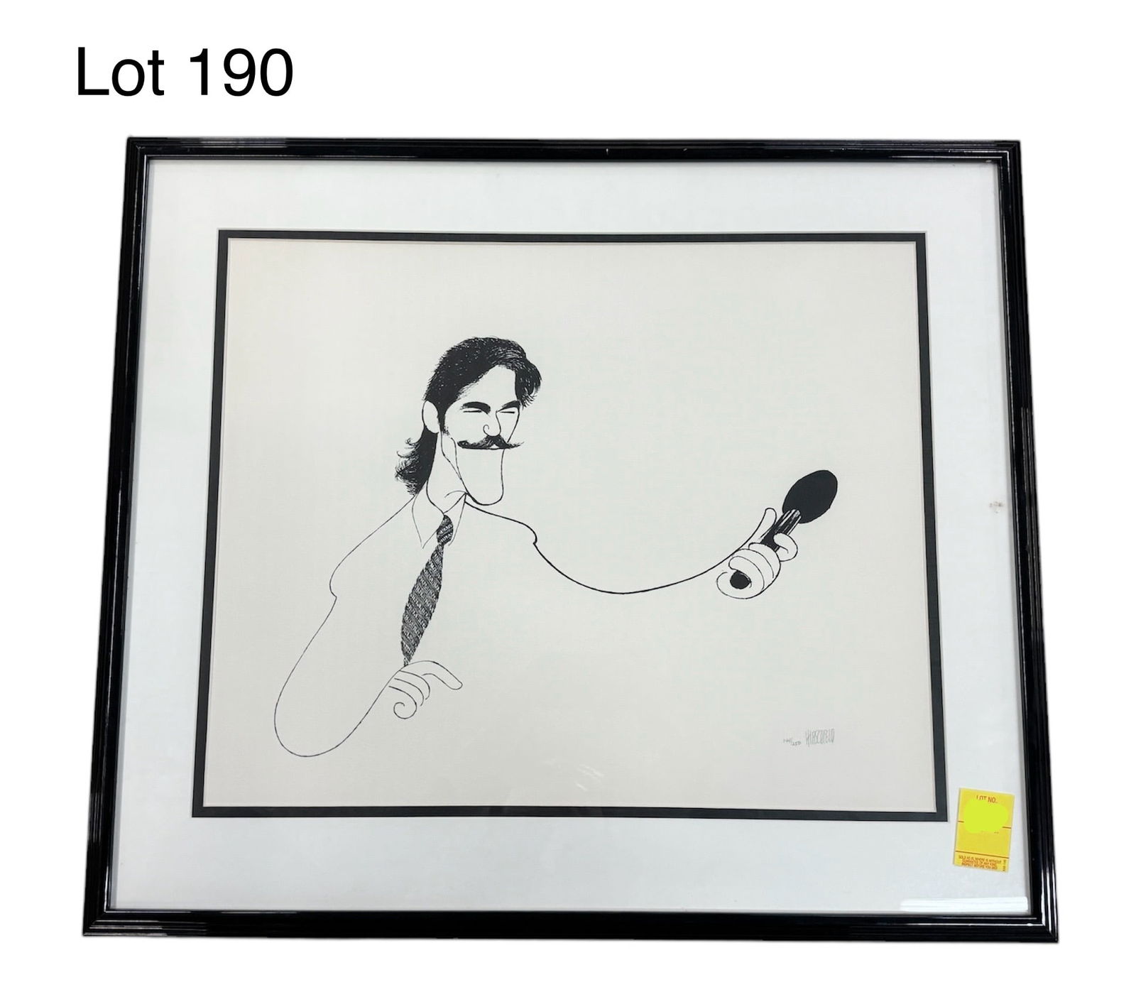 Signed Geraldo Rivera Lithograph by Al Hirschfeld (1903-2003) (1 of 8)