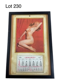 Original 1955 Marilyn Monroe Pin-up Calendar