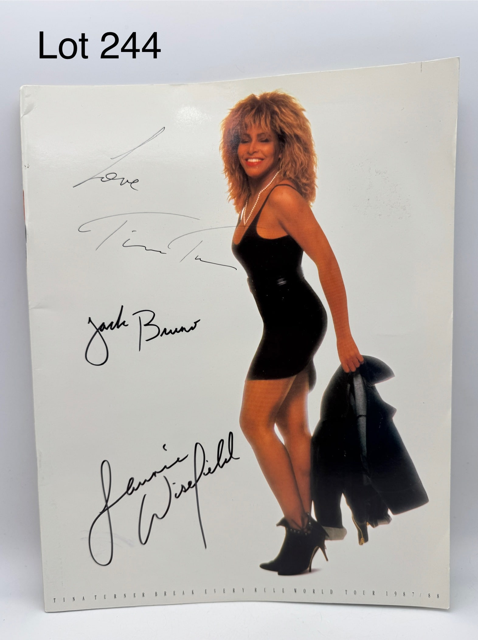 Signed Tina Turner 'Break Every Rule' World Tour Program (1 of 8)
