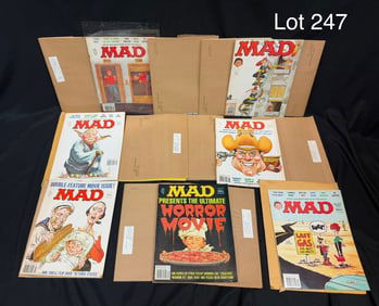 Collection of Vintage MAD Magazines