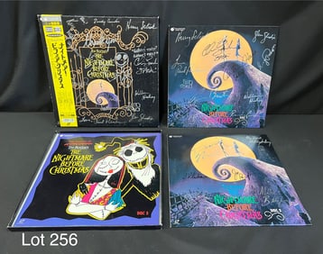 Signed 'Tim Burton's The Nightmare Before Christmas' Laserdisc