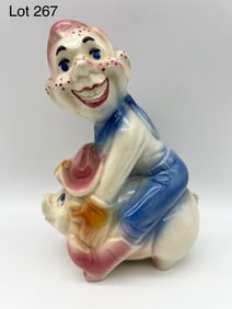 1950s Shawnee Pottery "Howdy Doody" Bank