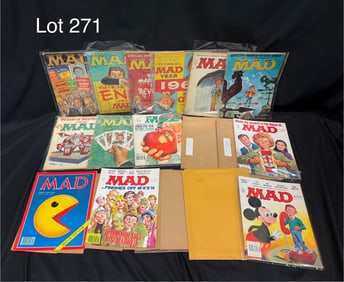 Collection of Vintage MAD Magazines