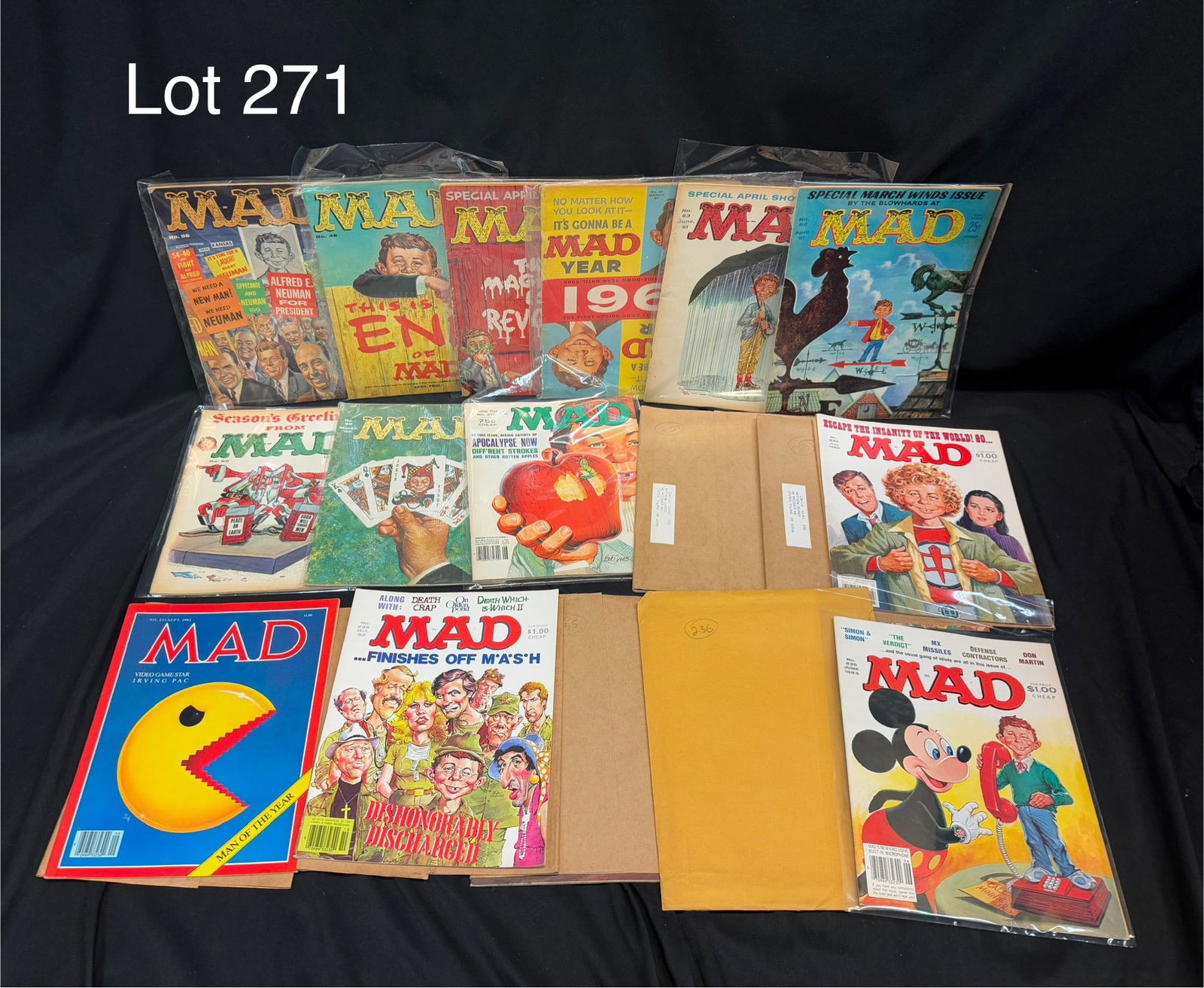 Collection of Vintage MAD Magazines (1 of 9)