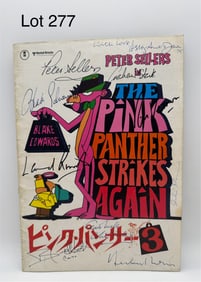 The Pink Panther Strikes Again' Movie Program Signed by Peter Sellers and Cast