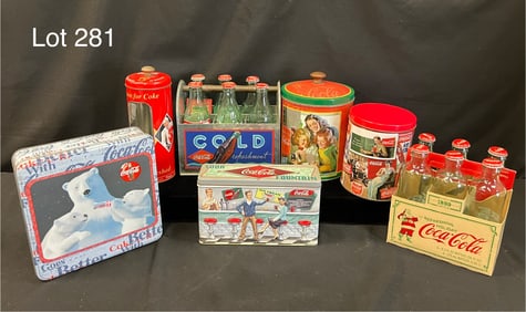 Group of Coca-Cola Memorabilia Including Super Bowl Bottles