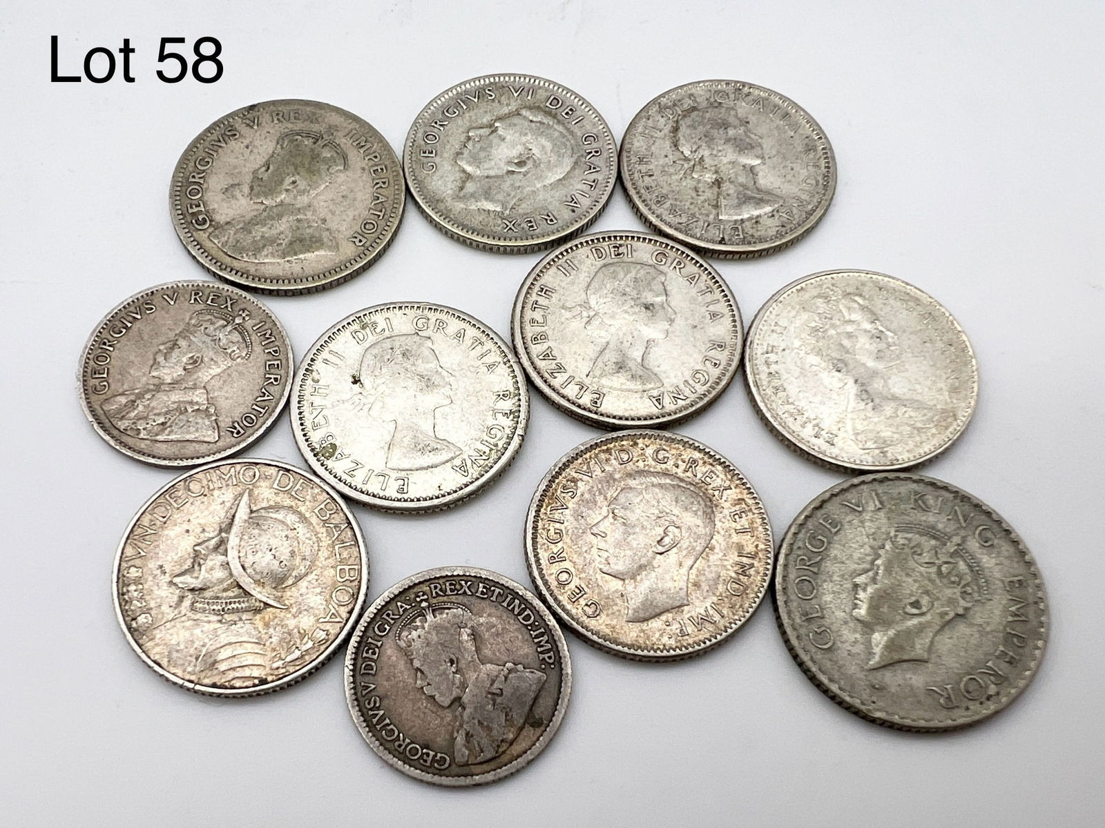 Lot of Foreign Silver Coins (1 of 2)