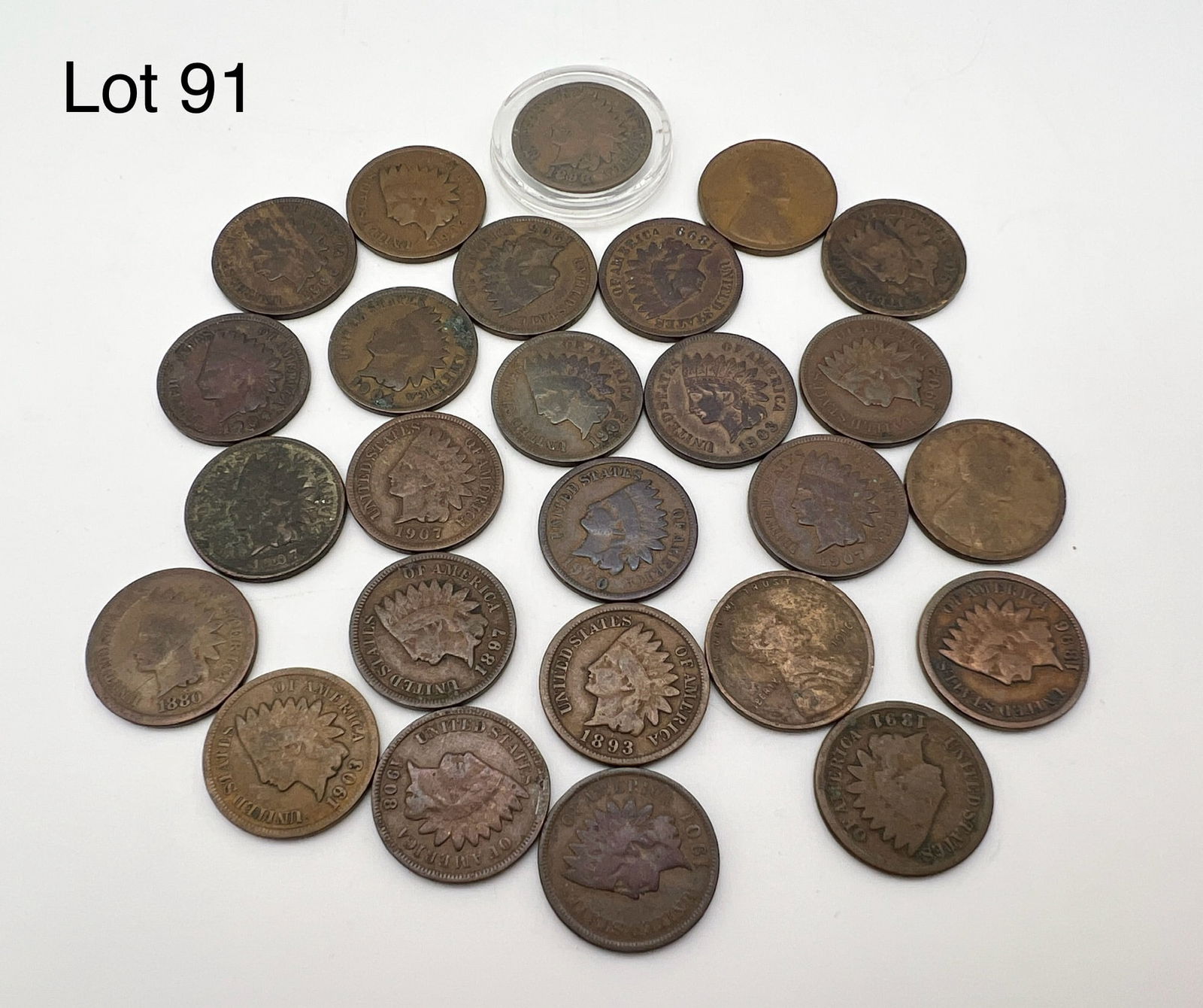 Collection of Indian Head Cents (1 of 2)