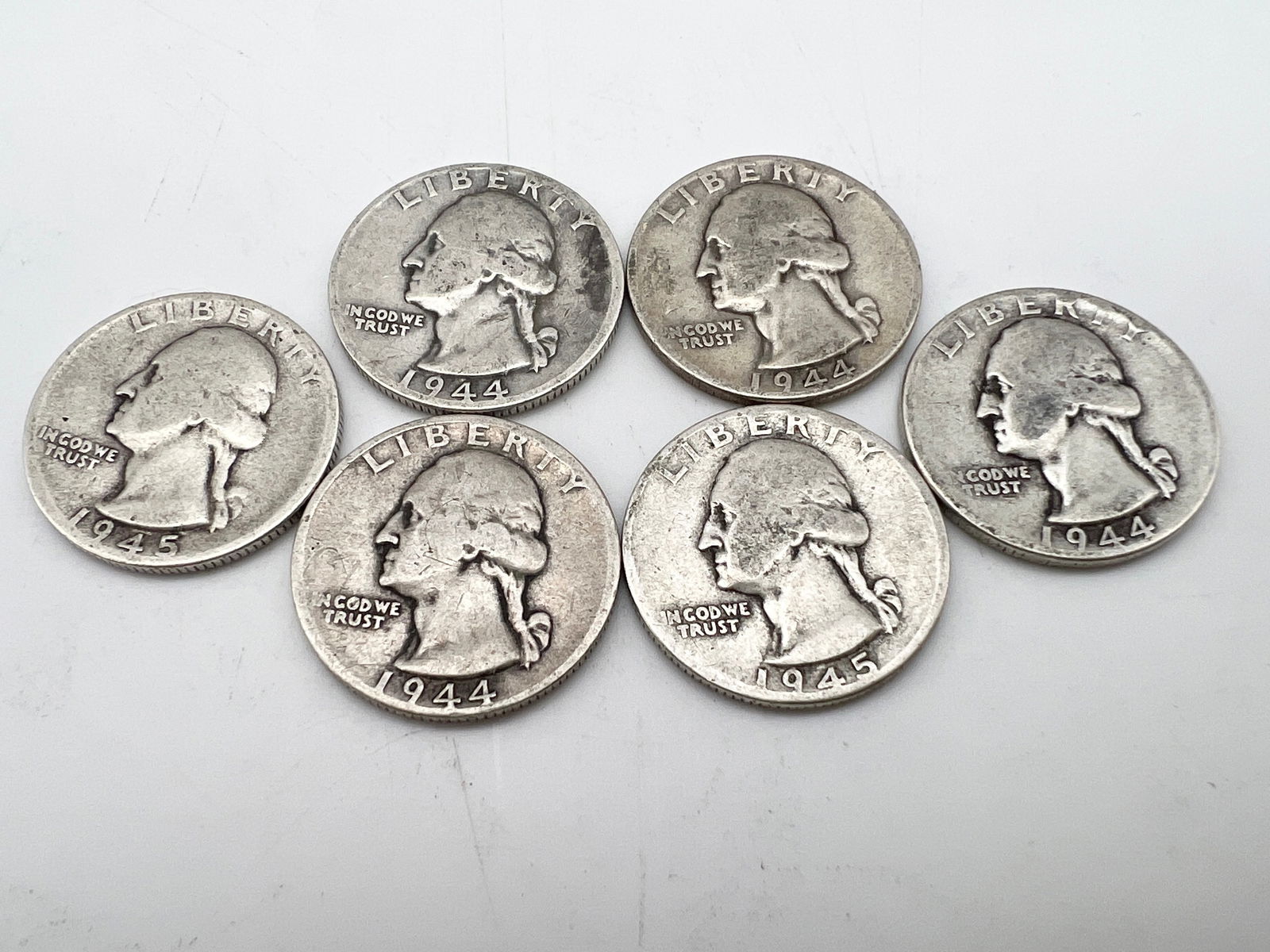 Lot of Silver Franklin Half  Dollars, $3.00 Face (1 of 2)