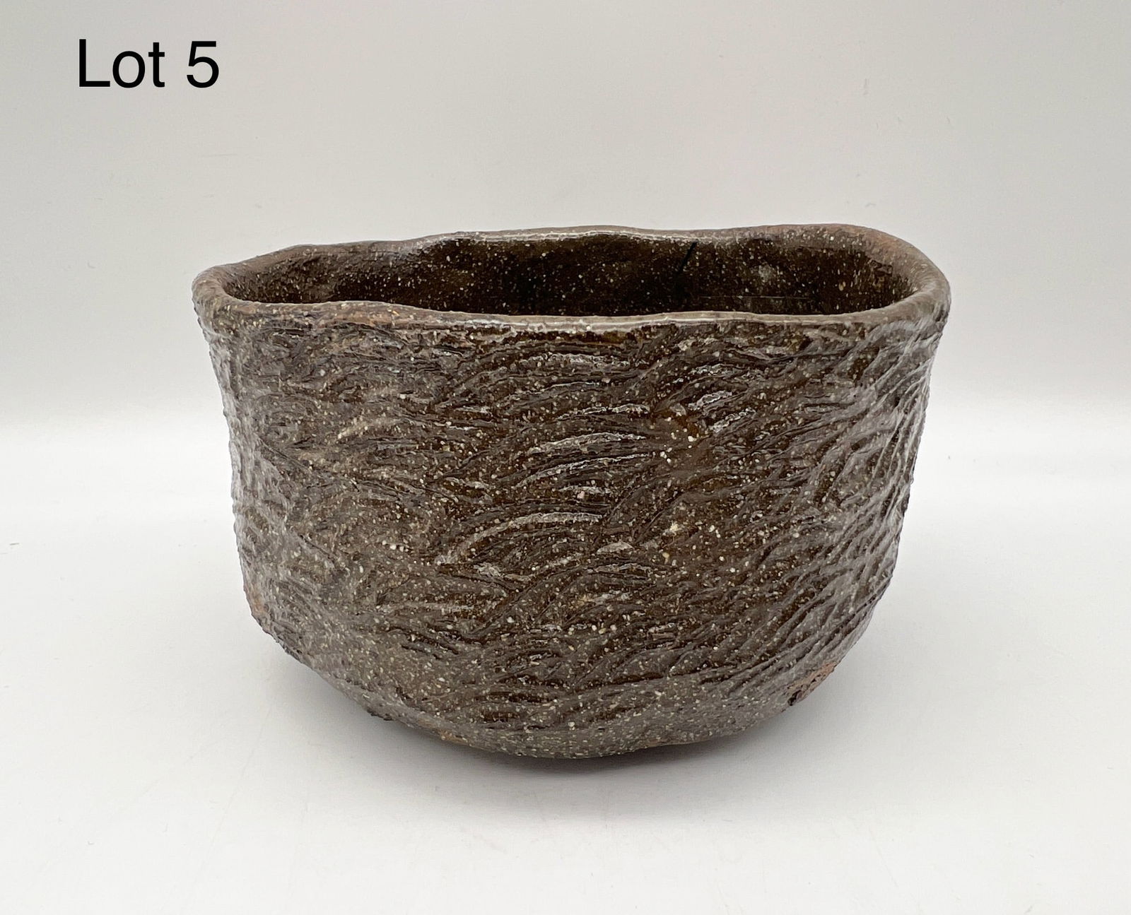 A Kirk Mangus (1952-2013) Stoneware Tea Bowl (1 of 4)