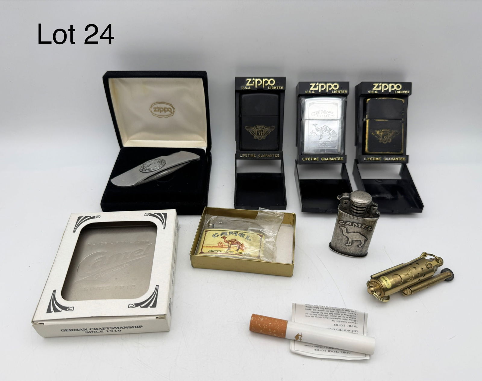 Collection of Camel Brand Lighters & Accessories (1 of 10)