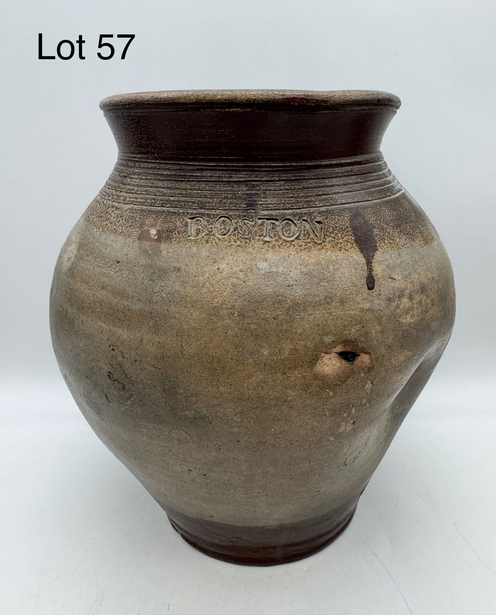 Early Boston Stoneware Jug (1 of 9)