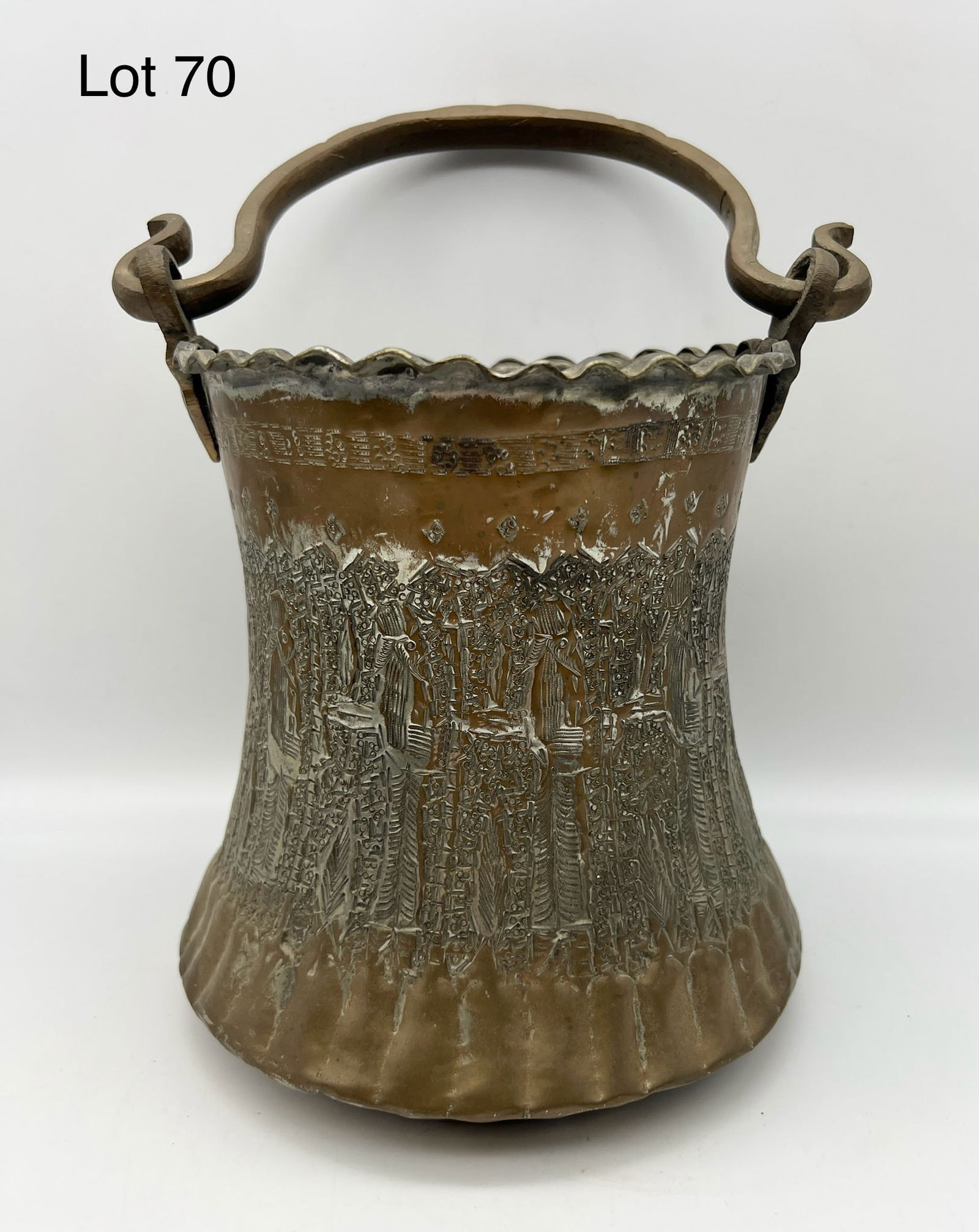 Antique Persian Copper Cauldron (1 of 7)