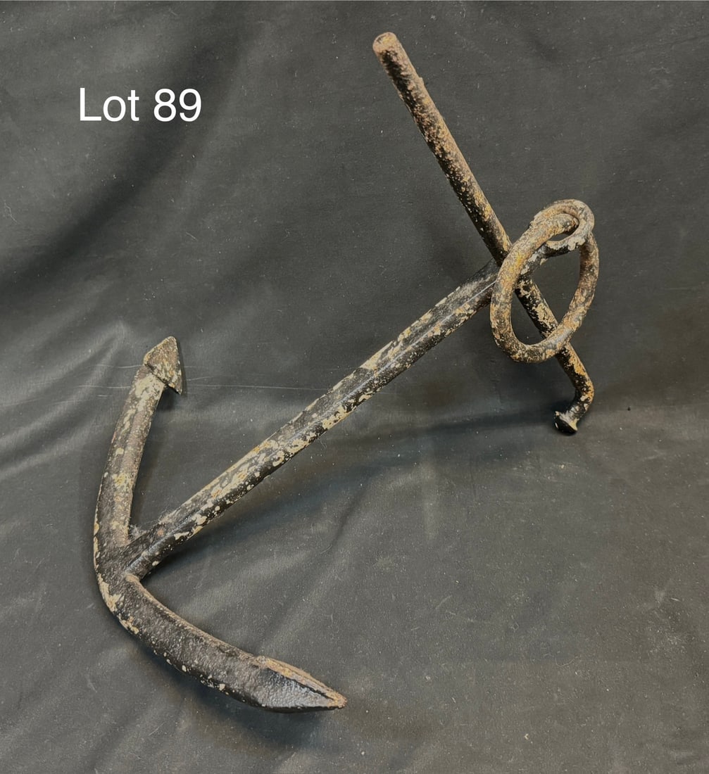 Antique Cast Iron Anchor (1 of 7)
