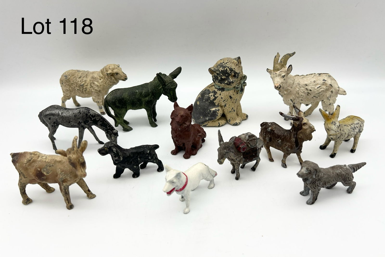Collection of Vintage Cast Metal Miniature Animals (1 of 5)