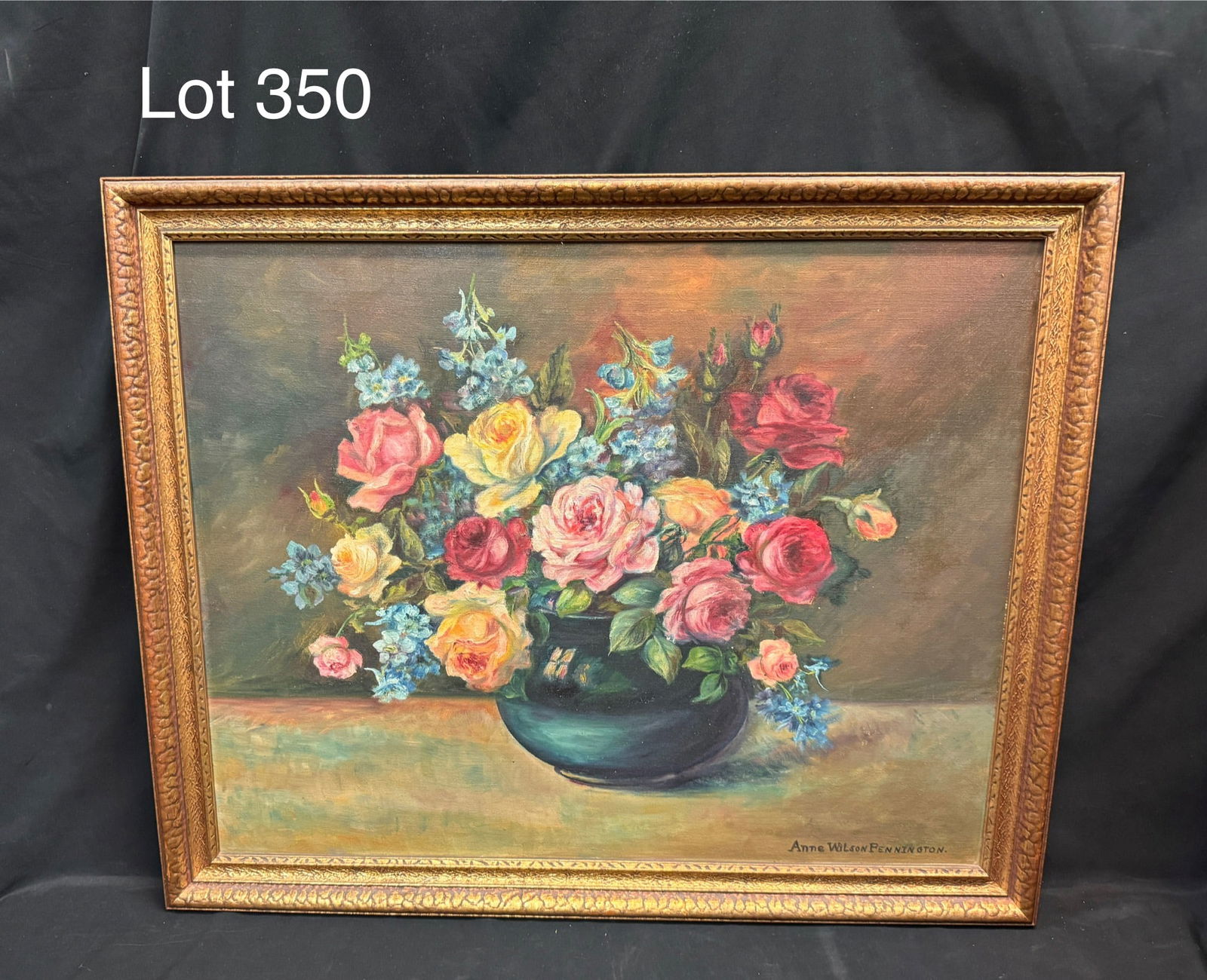 Oil on Canvas Floral Still Life (1 of 8)