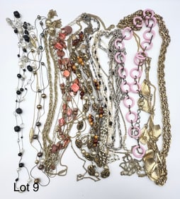 Nice Lot of Long Length Vintage Necklaces