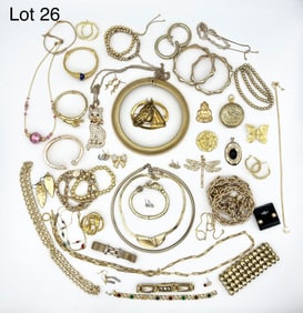 Beautiful Selection of Contemporary Gold Tone Jewelry