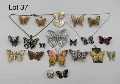 Butterflies! A Collection of Vintage Butterfly Jewelry