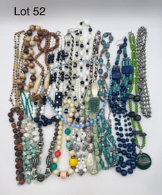 Fun Lot of Colorful Beaded Necklaces