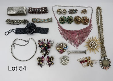 Lovely Collection of Colorful Vintage Jewelry