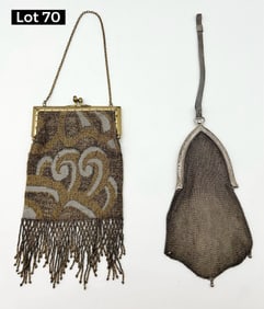 Pair of Early 20th Century Mesh Purses