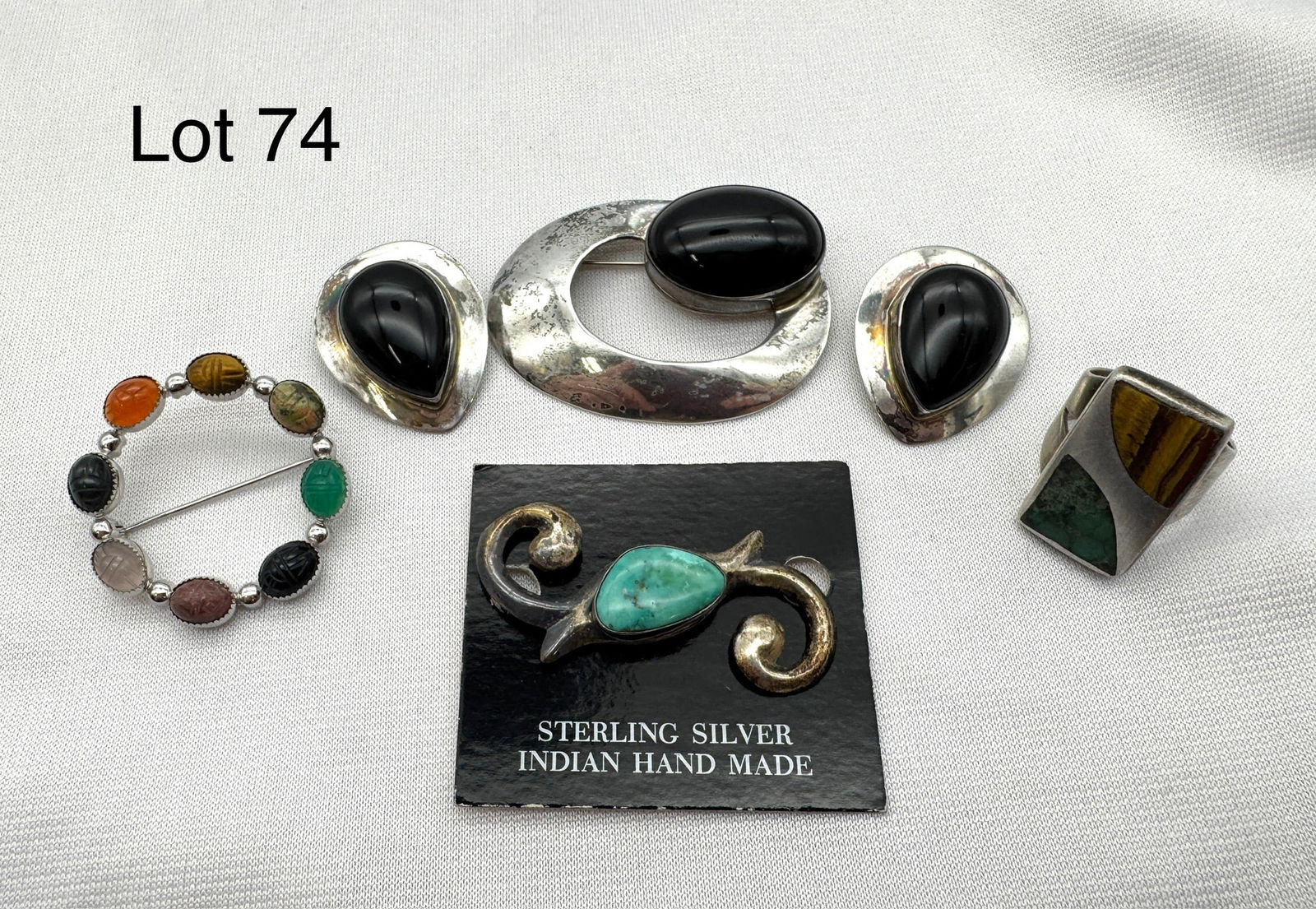 Group of Sterling Silver Gemstone Jewelry (1 of 8)