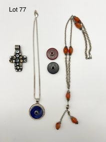 Sterling Silver Necklace and Pendant Lot