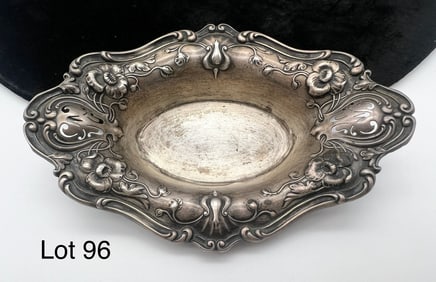 Antique Sterling Silver Dish