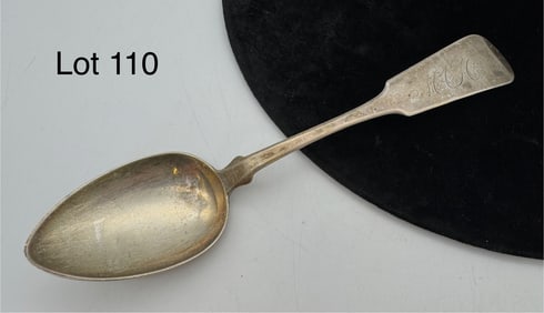 Antique Deakin & Francis Sterling Silver Serving Spoon