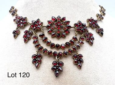Victorian Garnet Necklace
