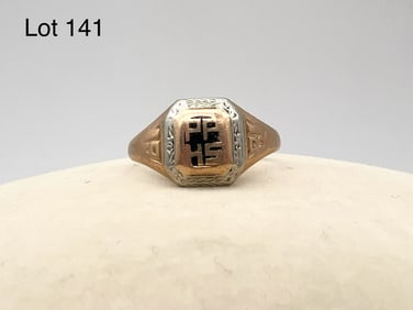 1931 10K Gold Highschool Ring