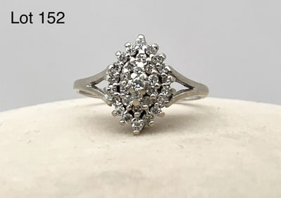 14k Gold Diamond Ring