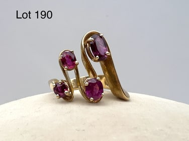 14K Gold Ruby Ring