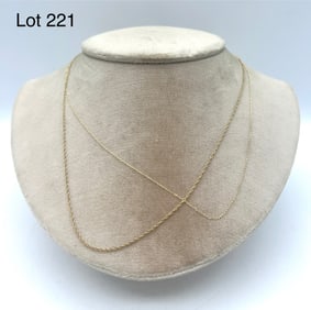 14K Gold Chain Necklace