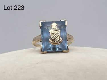10K Gold Topaz Ring