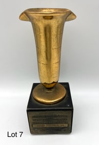 1928 Solid Brass Pharmacy & Science College Golden Graduate Award
