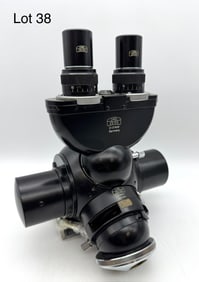 Vintage Carl Zeiss Binocular Microscope Body