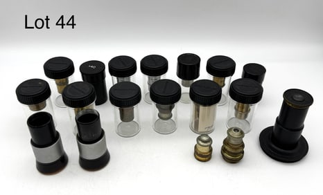 Box of Vintage Objective Lenses